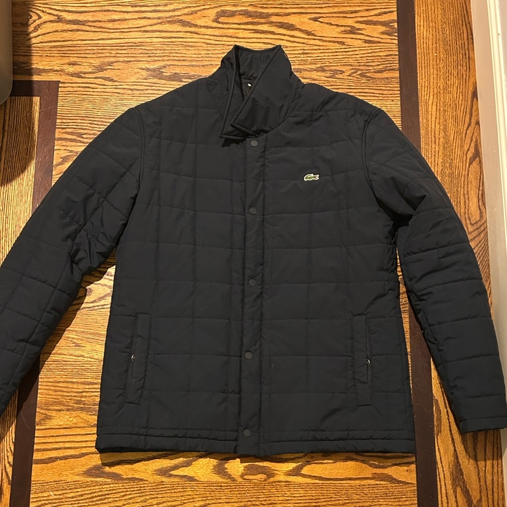 Lacoste Navy Puffer Jacket